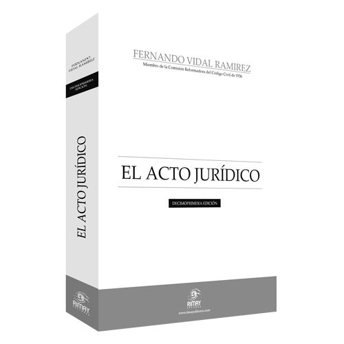 el-acto-juridico-fernando-vidal-ramirez-libro-2021