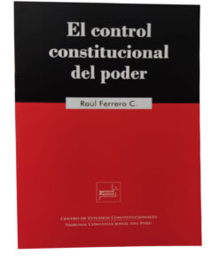 El control constitucional del poder