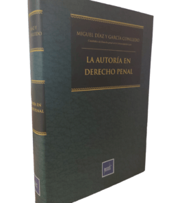 La autoría en el derecho penal
