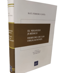 El negocio jurídico -Derecho de obligaciones