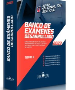 Banco de examenes desarrollado Tomo 2 - 2023